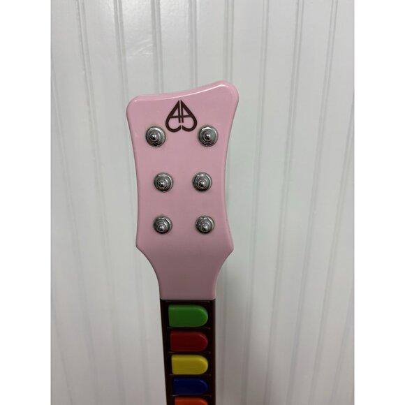 PS2 Aly & AJ Guitar Hero Pelican Pink Controller PL-6636 Untested - Picture 5 of 14